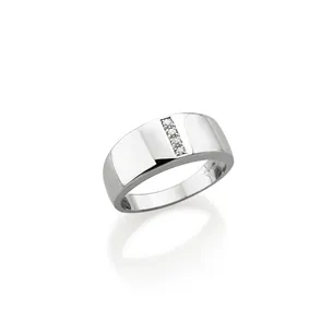 Bague Minimalice Diamants 0.04ct en Platine ou Or