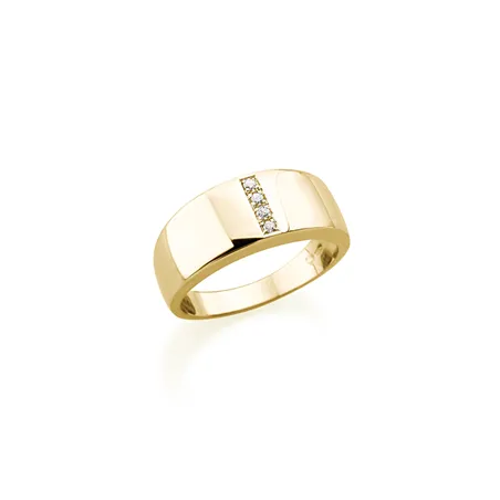 Bague Minimalice Diamants 0.04ct en Platine ou Or