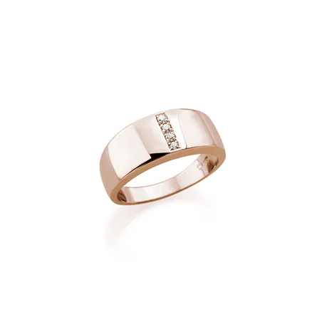 Bague Minimalice Diamants 0.04ct en Platine ou Or