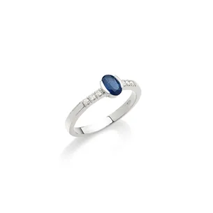 Bague Éole Saphir et Diamants 0.08ct en Or