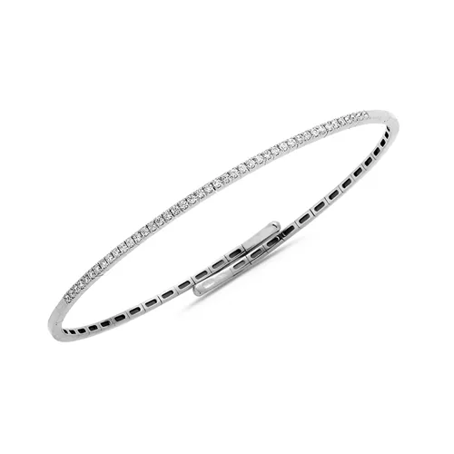 Bracelet Flexible Diamants 0.35ct en Or