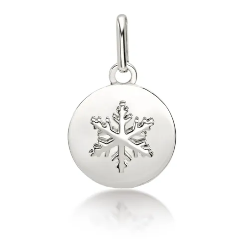 Médaille Flocons d'Amour en Or Blanc