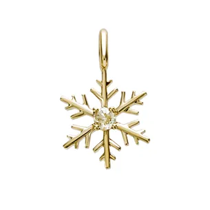 Pendentif Flocons d'Amour Diaman en Or Jaune