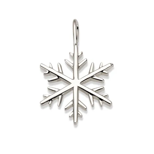 Pendentif Flocons d'Amour en Or Blanc