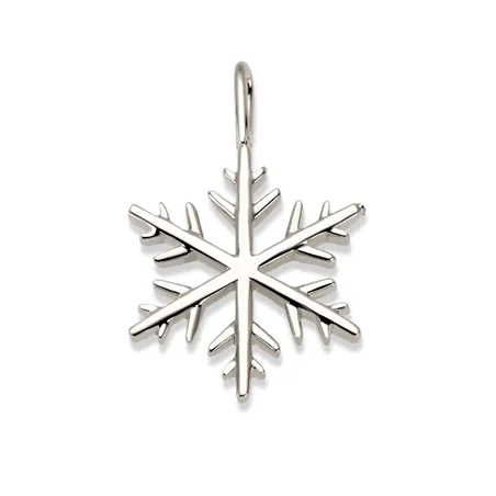 Pendentif Flocons d'Amour en Or Blanc