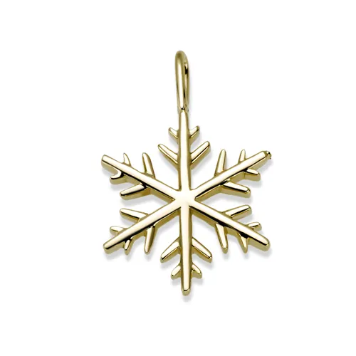 Pendentif Flocons d'Amour en Or Blanc