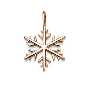 Pendentif Flocons d'Amour en Or Blanc 2