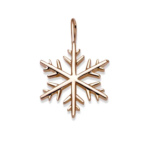 Pendentif Flocons d'Amour en Or Blanc