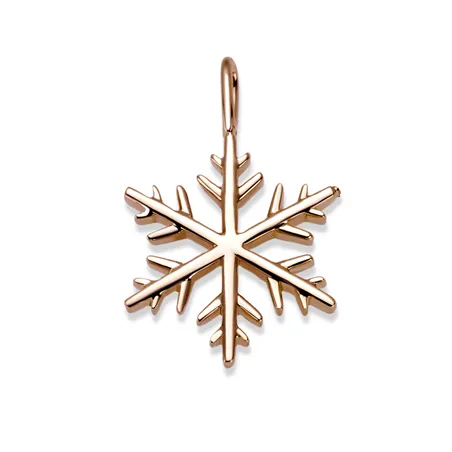 Pendentif Flocons d'Amour en Or Blanc