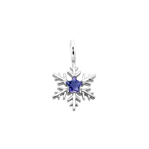 Pendentif Flocons d'Amour Iolite Star en Or Blanc
