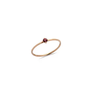 Bague La Délicatesse Tourmaline Rose en Or Rose 750 mill. 