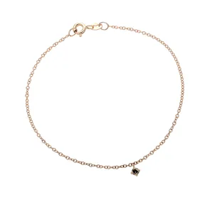 Bracelet La Délicatesse Diamant Cognac 0.06ct en Or Rose 750 mill. 17.5cm