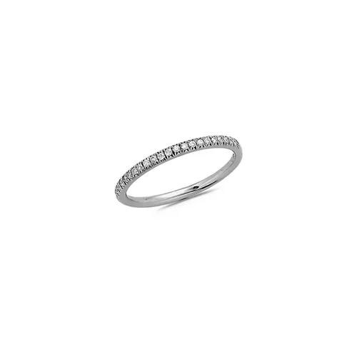 Alliance La Délicatesse Demi-Tour Diamants 0.14ct en Or Blanc 750 mill. 