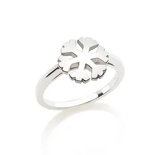 Bague Flocons d'Amour 10mm en Argent