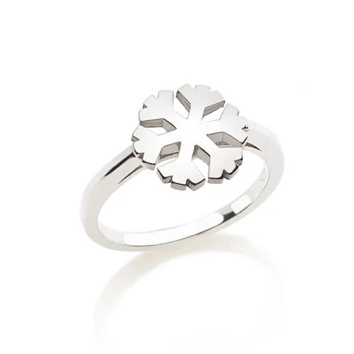 Bague Flocons d'Amour 10mm en Argent