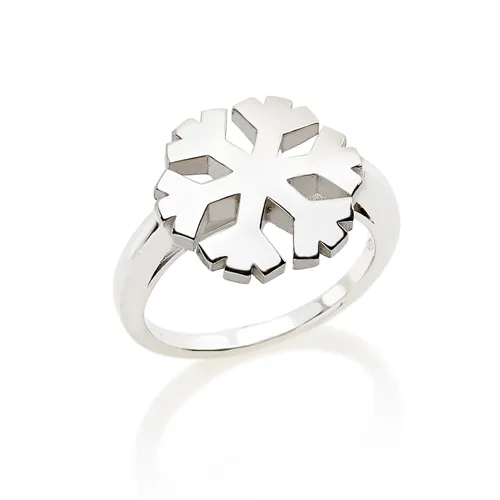 Bague Flocons d'Amour 14mm en Argent