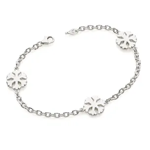 Bracelet Flocons d'Amour 12mm en Argent