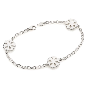 Bracelet Flocons Argent 14mm