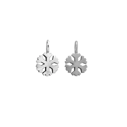 Pendentif Flocons d'Amour 8mm en Argent