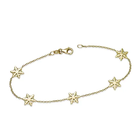 Bracelet Flocons d Amour en Or 