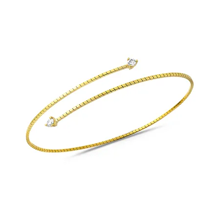 Bracelet Flexible Diamants 0.20ct en Or 