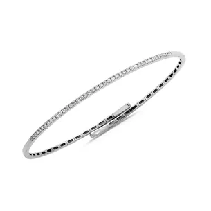 Bracelet Flexible Diamants 0.35ct en Or
