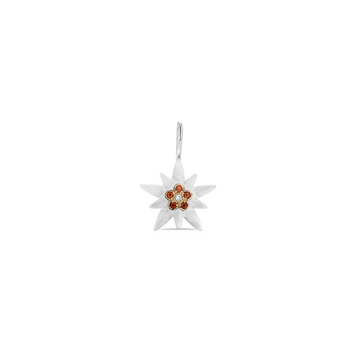 Pendentif Edelweiss émaillé
