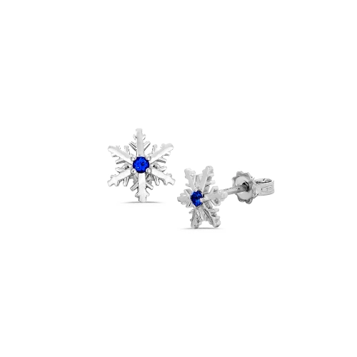 Boucles d'Oreilles Flocons d'Amour