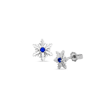 Boucles d'Oreilles Flocons d'Amour