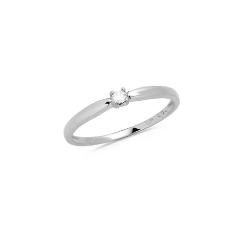 Bague Solitaire Diamant en Or 