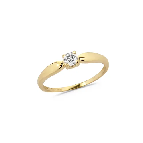 Bague Solitaire Diamant en Or 