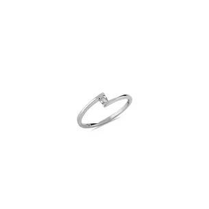 Bague Solitaire Diamant en Or  2