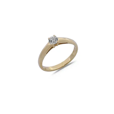 Bague Solitaire Diamant en Or 