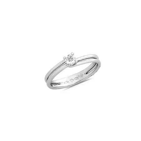 Bague Solitaire Diamant en Or 
