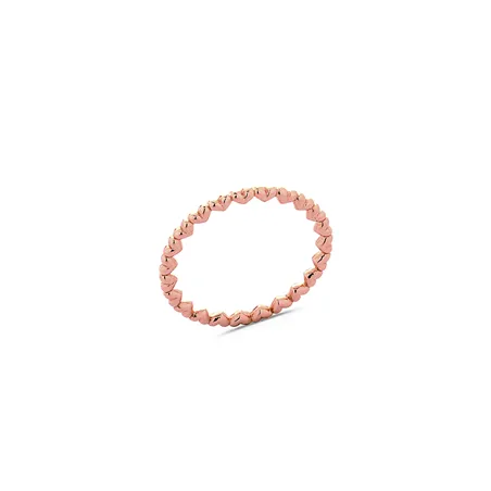 Bague La Délicatesse Coeurs en Or Blanc 750 mill. 