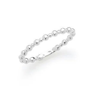 Bague La Délicatesse Perlée en Or Jaune 750 mill. 