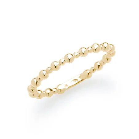 Bague La Délicatesse Perlée en Or Jaune 750 mill. 