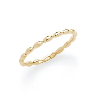 Bague La Délicatesse Olivette en Or Jaune 750 mill. 