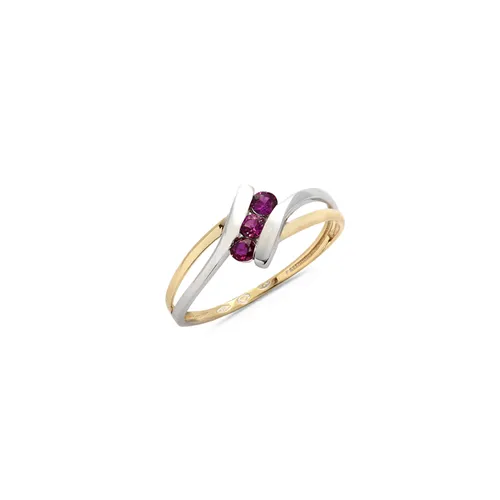 Bague Trilogie Rubis  en Or 