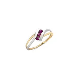 Bague Trilogie Rubis  en Or 