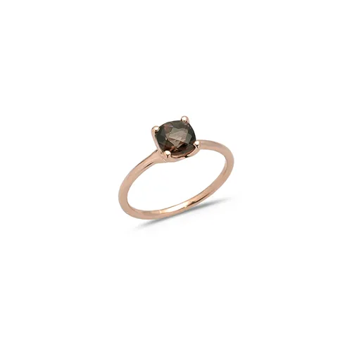 Bague Quartz Fumé en Or