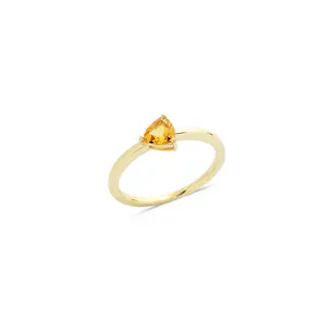 Bague Citrine Trillonen Or