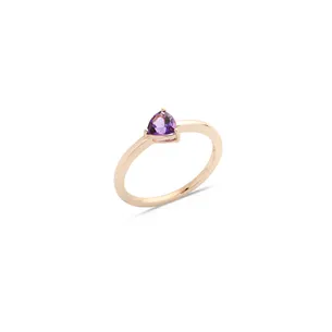 Bague Améthyste Trillon en Or