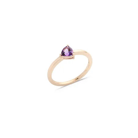 Bague Améthyste Trillon en Or