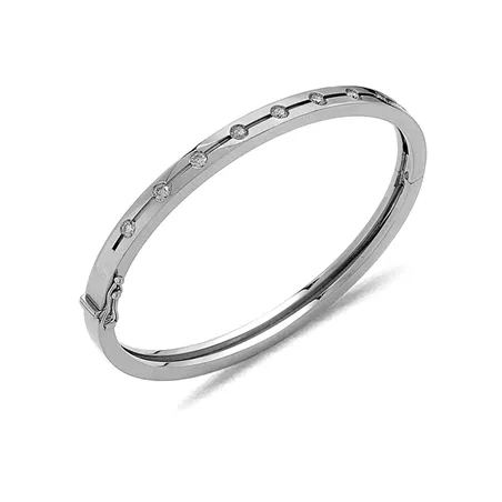 Bracelet Jonc Diamantsen Or