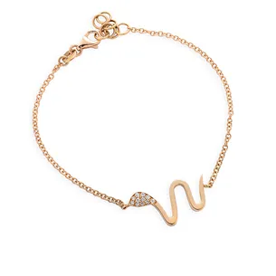 Bracelet Serpent Diamants en Or