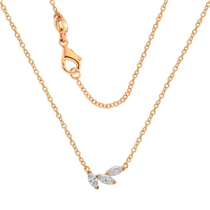 Collier Diamants en Or Jaune 