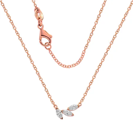 Collier Diamants en Or Jaune 