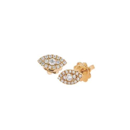 Boucles d'Oreilles Diamantsen Or Blanc 