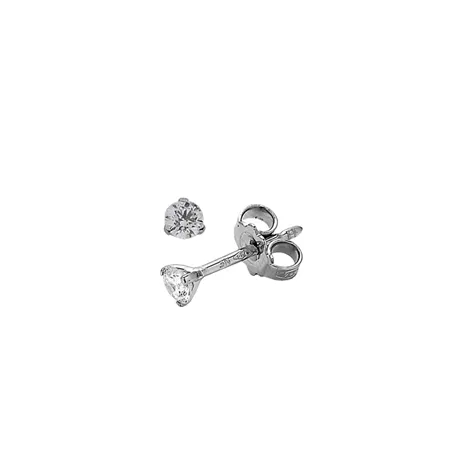 Boucles d'Oreilles Diamantsen Or blanc 